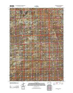 Glenrock NW Wyoming Historical topographic map, 1:24000 scale, 7.5 X 7.5 Minute, Year 2012