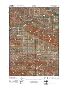 Gloin Reservoir Wyoming Historical topographic map, 1:24000 scale, 7.5 X 7.5 Minute, Year 2012