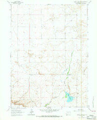 Glomill Reservoir Wyoming Historical topographic map, 1:24000 scale, 7.5 X 7.5 Minute, Year 1963