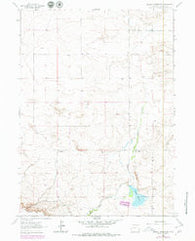 Glomill Reservoir Wyoming Historical topographic map, 1:24000 scale, 7.5 X 7.5 Minute, Year 1963