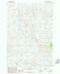 Goff Lake Wyoming Historical topographic map, 1:24000 scale, 7.5 X 7.5 Minute, Year 1987
