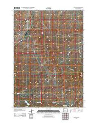 Goff Lake Wyoming Historical topographic map, 1:24000 scale, 7.5 X 7.5 Minute, Year 2012