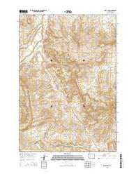 Goff Lake Wyoming Current topographic map, 1:24000 scale, 7.5 X 7.5 Minute, Year 2015