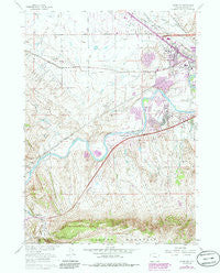 Goose Egg Wyoming Historical topographic map, 1:24000 scale, 7.5 X 7.5 Minute, Year 1961