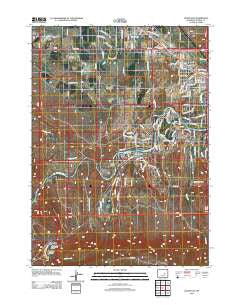 Goose Egg Wyoming Historical topographic map, 1:24000 scale, 7.5 X 7.5 Minute, Year 2012