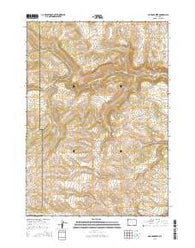 Gordon Creek Wyoming Current topographic map, 1:24000 scale, 7.5 X 7.5 Minute, Year 2015