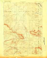 Goshen Hole Wyoming Historical topographic map, 1:125000 scale, 30 X 30 Minute, Year 1899