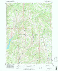 Graham Peak Wyoming Historical topographic map, 1:24000 scale, 7.5 X 7.5 Minute, Year 1967