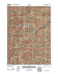 Graham Reservoir Wyoming Historical topographic map, 1:24000 scale, 7.5 X 7.5 Minute, Year 2012