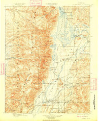 Grand Teton Wyoming Historical topographic map, 1:125000 scale, 30 X 30 Minute, Year 1901