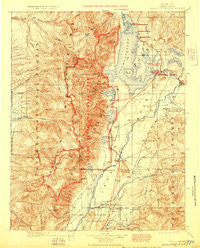 Grand Teton Wyoming Historical topographic map, 1:125000 scale, 30 X 30 Minute, Year 1901