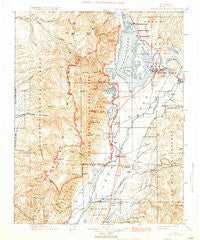 Grand Teton Wyoming Historical topographic map, 1:125000 scale, 30 X 30 Minute, Year 1901