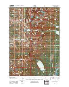 Grand Teton Wyoming Historical topographic map, 1:24000 scale, 7.5 X 7.5 Minute, Year 2012