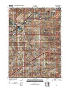 Granger Wyoming Historical topographic map, 1:24000 scale, 7.5 X 7.5 Minute, Year 2012