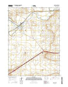 Granger Wyoming Current topographic map, 1:24000 scale, 7.5 X 7.5 Minute, Year 2015