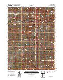 Granite Wyoming Historical topographic map, 1:24000 scale, 7.5 X 7.5 Minute, Year 2012