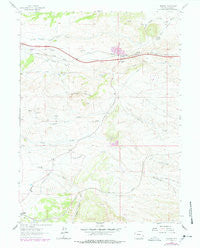 Granite Wyoming Historical topographic map, 1:24000 scale, 7.5 X 7.5 Minute, Year 1962