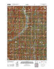 Granite Falls Wyoming Historical topographic map, 1:24000 scale, 7.5 X 7.5 Minute, Year 2012
