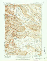 Grass Creek Basin Wyoming Historical topographic map, 1:62500 scale, 15 X 15 Minute, Year 1913