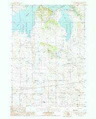 Grasshopper Butte Wyoming Historical topographic map, 1:24000 scale, 7.5 X 7.5 Minute, Year 1984