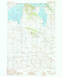 Grasshopper Butte Wyoming Historical topographic map, 1:24000 scale, 7.5 X 7.5 Minute, Year 1984