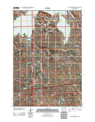 Grasshopper Butte Wyoming Historical topographic map, 1:24000 scale, 7.5 X 7.5 Minute, Year 2012