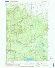 Grassy Lake Reservoir Wyoming Historical topographic map, 1:24000 scale, 7.5 X 7.5 Minute, Year 1989