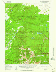 Grassy Lake Reservoir Wyoming Historical topographic map, 1:62500 scale, 15 X 15 Minute, Year 1956