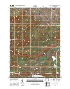 Grassy Lake Reservoir Wyoming Historical topographic map, 1:24000 scale, 7.5 X 7.5 Minute, Year 2012
