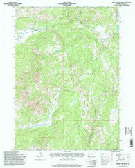 Gravel Mountain Wyoming Historical topographic map, 1:24000 scale, 7.5 X 7.5 Minute, Year 1996