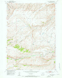 Gravel Spring Wyoming Historical topographic map, 1:24000 scale, 7.5 X 7.5 Minute, Year 1953