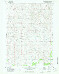 Greasewood Creek Wyoming Historical topographic map, 1:24000 scale, 7.5 X 7.5 Minute, Year 1981