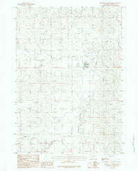Greasewood Reservoir Wyoming Historical topographic map, 1:24000 scale, 7.5 X 7.5 Minute, Year 1984