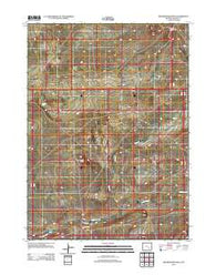 Greasewood Knoll Wyoming Historical topographic map, 1:24000 scale, 7.5 X 7.5 Minute, Year 2012