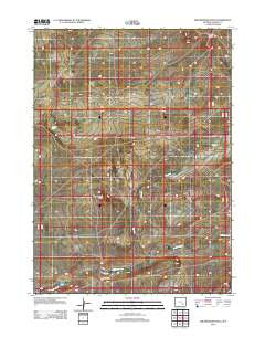 Greasewood Knoll Wyoming Historical topographic map, 1:24000 scale, 7.5 X 7.5 Minute, Year 2012