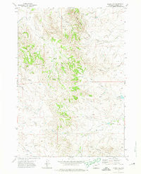 Green Hill Wyoming Historical topographic map, 1:24000 scale, 7.5 X 7.5 Minute, Year 1971