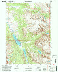 Green River Lakes Wyoming Historical topographic map, 1:24000 scale, 7.5 X 7.5 Minute, Year 1991