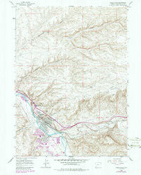 Green River Wyoming Historical topographic map, 1:24000 scale, 7.5 X 7.5 Minute, Year 1961