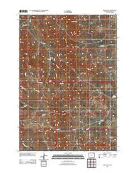 Green Hill Wyoming Historical topographic map, 1:24000 scale, 7.5 X 7.5 Minute, Year 2012