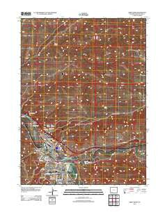 Green River Wyoming Historical topographic map, 1:24000 scale, 7.5 X 7.5 Minute, Year 2012
