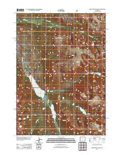 Green River Lakes Wyoming Historical topographic map, 1:24000 scale, 7.5 X 7.5 Minute, Year 2012