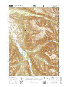 Green River Lakes Wyoming Current topographic map, 1:24000 scale, 7.5 X 7.5 Minute, Year 2015