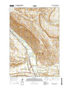 Greybull North Wyoming Current topographic map, 1:24000 scale, 7.5 X 7.5 Minute, Year 2015