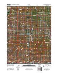 Grieve Reservoir Wyoming Historical topographic map, 1:24000 scale, 7.5 X 7.5 Minute, Year 2012
