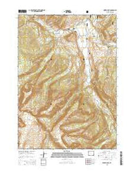 Grizzly Lake Wyoming Current topographic map, 1:24000 scale, 7.5 X 7.5 Minute, Year 2015