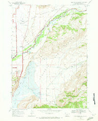 Gros Ventre Junction Wyoming Historical topographic map, 1:24000 scale, 7.5 X 7.5 Minute, Year 1968