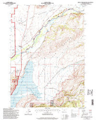 Gros Ventre Junction Wyoming Historical topographic map, 1:24000 scale, 7.5 X 7.5 Minute, Year 1996