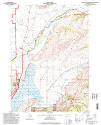 Gros Ventre Junction Wyoming Historical topographic map, 1:24000 scale, 7.5 X 7.5 Minute, Year 1996