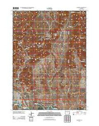 Guernsey Wyoming Historical topographic map, 1:24000 scale, 7.5 X 7.5 Minute, Year 2012