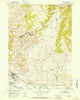 Guernsey Wyoming Historical topographic map, 1:24000 scale, 7.5 X 7.5 Minute, Year 1950